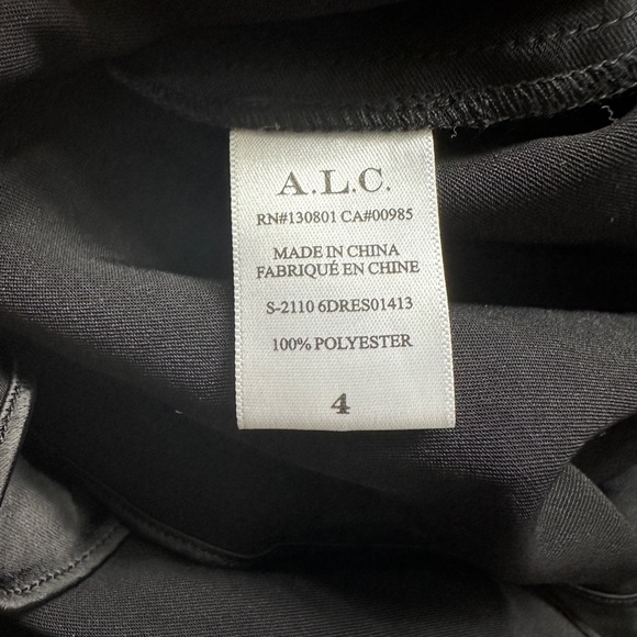 A.L.C. Inez asymmetric ruched satin midi dress - Picture 11 of 11